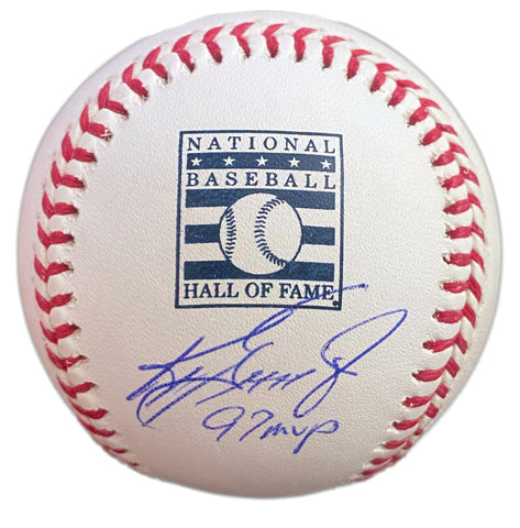 Ken Griffey Jr. Autographed "97 MVP" HOF Logo Official MLB Baseball TriStar