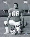 Moe Elewonibi Signed/Inscribed 8x10 Photo BYU PSA/DNA 188164