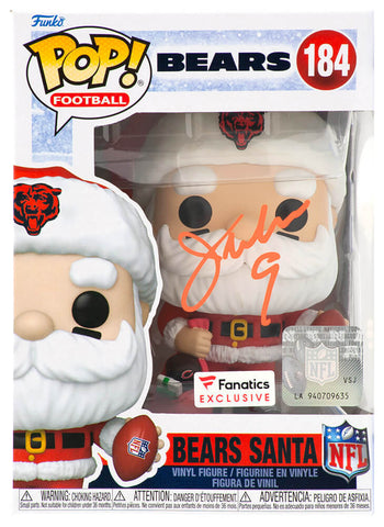 Jim McMahon Signed Chicago Bears SANTA Funko Pop Doll #184 (SCHWARTZ SPORTS COA)