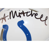 Adonai Mitchell Autographed Indianapolis Colts Mini Helmet Fanatics 53645