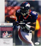 Rod Smith Denver Broncos Autographed 8x10 Photograph (James Spence COA)