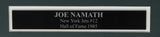 Joe Namath HOF New York Jets Autographed/Signed 8x10 Photo Framed Beckett 211415