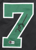 Jaylen Brown Signed Boston Celtics Jersey (Beckett) 2024 NBA Champs & Finals MVP