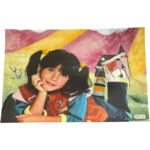 Soleil Moon Autographed/Signed Punky Brewster 11x14 Photo Beckett 54350