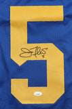 Joe Flacco Signed Delaware Fightin' Blue Hens Jersey (JSA COA) Super Bowl XLVII