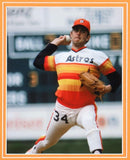 Nolan Ryan Signed Framed Houston Astros Jersey / with 3 Stat Inscriptions (PSA)