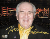Harold Lederman Autographed 8x10 Photo Judge & Announcer Beckett BAS QR #BH29136