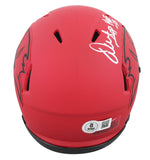 Buccaneers Warren Sapp "HOF 13" Signed Rave Speed Mini Helmet W/ Case BAS Wit