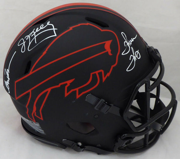 KELLY, THOMAS & REED AUTOGRAPHED ECLIPSE BILLS AUTH FULL SIZE HELMET BECKETT
