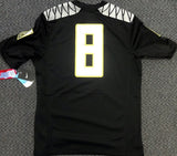 Oregon Ducks Marcus Mariota Auto Black Nike Jersey "2014 Heisman" Size M MM Holo
