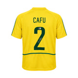 Cafu Signed Brazil Soccer Jersey #2 with Beckett COA