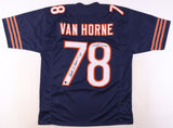 Keith Van Horne Signed Chicago Bears Jersey Inscribed "SB XX Champs" (Beckett)
