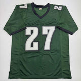 Autographed/Signed Quinyon Mitchell Philadelphia Green Jersey JSA COA
