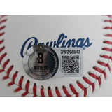 Pedro Martinez Autographed Boston Red Sox OML Baseball HOF Beckett Witness 51587