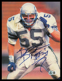 Brian Bosworth Autographed Magazine Page Photo Seahawks The Boz Beckett BS30050