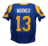 Kurt Warner Autographed/Signed TB Pro Style Jersey Beckett 30387