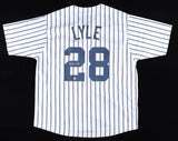 Sparky Lyle Signed Yankees Pinstriped Jersey (Beckett) AL Cy Young Award (1977)