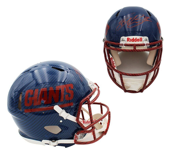 Saquon Barkley Signed New York Giants Custom Speed Authentic Blue NFL – Super Sports Center