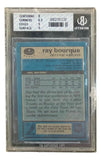 Ray Bourque 1981-82 Topps #5 Trading Card BAS Near Mint 7