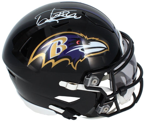 Derrick Henry Signed Baltimore Ravens MIDI SpeedFlex Helmet BAS
