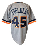 Cecil Fielder Signed Detroit Tigers Jersey (S.I. Hologram) 3All-Star 1st Baseman