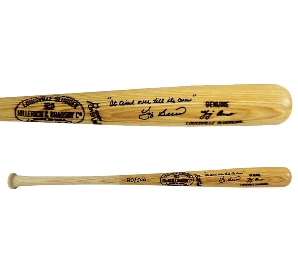 Yogi Berra Signed New York Yankees Louisville Slugger LE MLB Bat with Insc