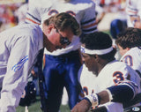 Mike Ditka Signed Chicago Bears 16x20 w/ Walter Payton Photo - Beckett Auth