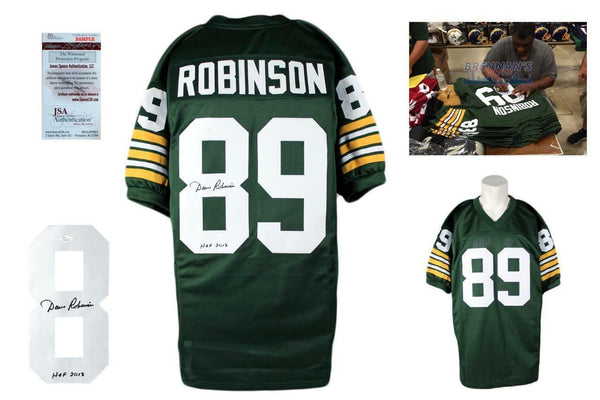 Dave Robinson SIGNED Jersey - JSA Witness - AUTOGRAPHED w/ Photo