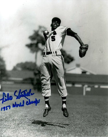 Milwaukee Braves FELIX MANTILLA Signed 8x10 Photo#6 AUTO w/57 Champs
