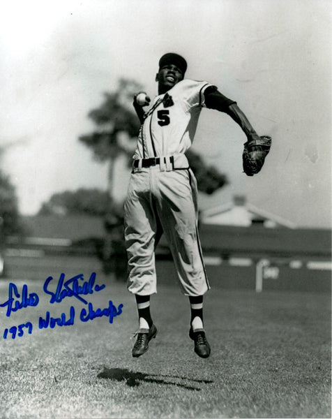 Milwaukee Braves FELIX MANTILLA Signed 8x10 Photo#6 AUTO w/57 Champs