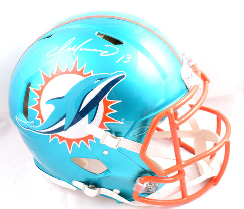 Dan Marino Signed Miami Dolphins F/S Flash Speed Authentic Helmet-Beckett W Holo