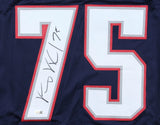Vince Wilfork Signed New England Patriots Jersey (JSA) 2xSuper Bowl Champion D.T