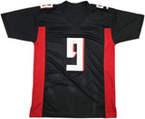 FALCONS MICHAEL PENIX JR. AUTOGRAPHED SIGNED BLACK JERSEY BECKETT WITNESS 242573