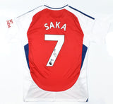 Bukayo Saka Signed Arsenal FC Home Jersey #7 - Beckett Hologram *M