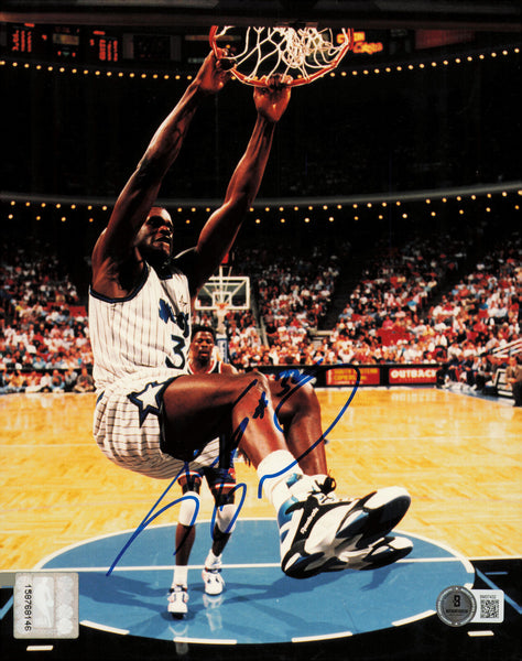 Shaquille "Shaq" O'Neal Autographed 8x10 Photo Orlando Magic Beckett QR #BM37432