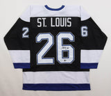 Martin St. Louis Signed Tampa Bay Lightning Jersey (Beckett) 2004 Stanley Cup