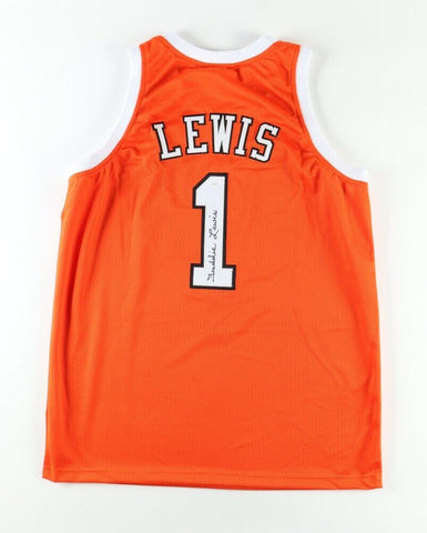 Freddie Lewis Signed ABA Spirits of St Louis Jersey (JSA COA) 3xABA Champ /Guard