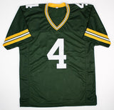 Brett Favre Signed Green Bay Packers Jersey (Beckett QR) 3xNFL MVP / 11xPro Bowl