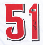 Brady Singer Signed Cincinnati Reds White Home Jersey (Beckett) Starting Pitcher