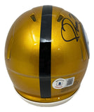Jerome Bettis Signed Pittsburgh Steelers Flash Mini Speed Helmet BAS