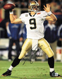 Drew Brees Autographed 11x14 Photo New Orleans Saints Beckett BAS QR #AE31845