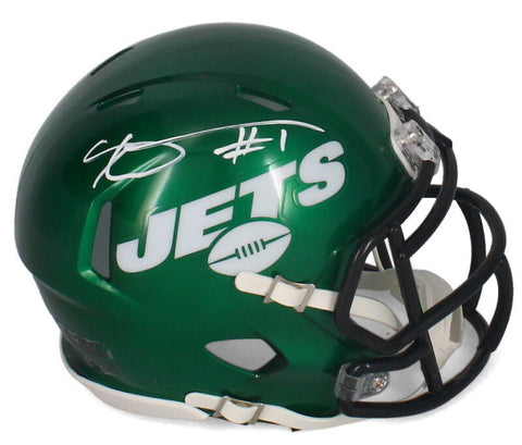 Ahmad "Sauce" Gardner Autographed New York Jets Speed Mini Helmet Beckett