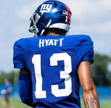 Jalin Hyatt Signed New York Giants Jersey (Beckett) Ex Tennessee Vol Receiver