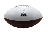 Justin Tucker Signed/Auto White Ravens Logo SB XLVII Champs Football JSA 189765
