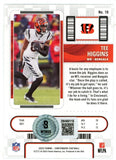 Tee Higgins Autographed 2022 Panini Contenders #19 Trading Card Beckett 50237