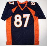 Ed McCaffrey Signed Denver Broncos Jersey (JSA) 3xSuper Bowl Champion / W.R.