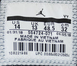 Lakers Magic Johnson Signed 2018 Nike Air Jordan 1 Mid Size 14 Shoes w/ Box BAS