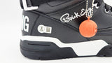 PATRICK EWING AUTOGRAPHED ATHLETICS 33 HI RIGHT SHOE KNICKS 13 BECKETT 236552