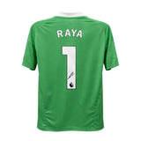 David Raya Signed Arsenal Goalkeeper Away Soccer Jersey #1 with Beckett COA