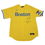 David Ortiz Signed Boston Red Sox Nike City Connect Replica Jersey F'n City BAS